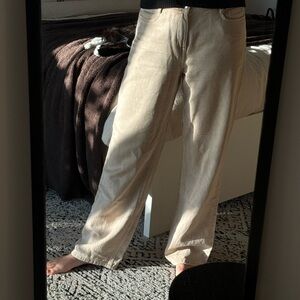 Frank And Oak Beige Tan Jeans